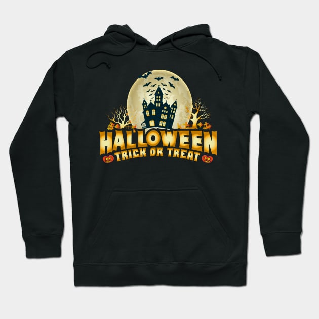 Halloween Trick or Treat Scary Spooky Costume Hoodie by koolteas